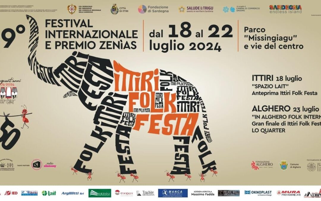 39° Ittiri Folk Festa: presentazione il 16 luglio alle 10 in camera di commercio di Sassari